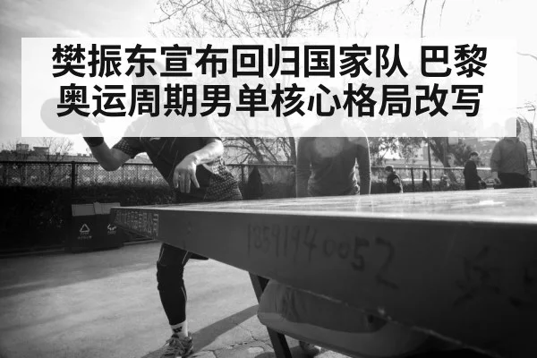 樊振东宣布回归国家队 巴黎奥运周期男单核心格局改写